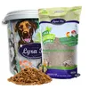 Image de Lyra Pet® 5 kg de larves de mouches soldats séchées + seau de 30 L | Black Soldier Fly | Hermetia Illucens | Comme les vers de farine | Riche en calcium & protéines | Pour oiseaux, rongeurs & reptiles