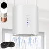 Image de Klarstein Hotte Aspirante Ilot Central de Cuisine Silencieuse et Design, Débit d'air 522m³/h, Minuteur, 3 Modes, Hotte Aspirante Suspendue Sans Evacuation et Filtres à Charbon Actif, à Recyclage
