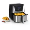 Image de Klarstein Aero Vital deluxe - Friteuse à air chaud, 5,4L, 1700W, Acier inoxydable, noir/argent