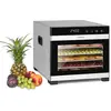 Image de Klarstein Flavour Dry - Déshydrateur, 6 plateaux pour sécher les aliments, Température réglable de 35 à 75 °C, Répartition uniforme de la chaleur, Ecran tactile LCD, Minuterie de 30 mn - 24 h, Noir