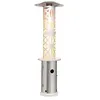 Image de blumfeldt Goldflame Style radiateur de terrasse 11,2 kW vue 360 ° mobile argent en occasion ou reconditionné