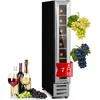 Image de KLARSTEIN Vinovilla Cave a Vin Encastrable, Armoire Vin, à une Zone, Caves de Vieillissement pour Bouteilles Prosecco, Ecran Tactile, Mini frigo 5-22°C, 20L, 7 Argent