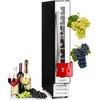 Image de Klarstein Refroidisseur de vin intégré, réfrigérateur à porte en verre à zone unique, 20 L, refroidisseur de boissons Slimline pour bière et vin, refroidisseur de bouteilles de pub à domicile