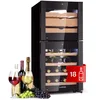 Image de Klarstein Cave a Vin et Fromage, Réfrigérateur à Vin et Fromage, Porte en Verre, Cave à Vin Vieillissement, Prosecco, Ecran Tactile, Armoire a Vin, Contrôle Température, Protection UV, Caves à Vin 89L
