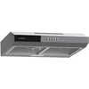 Image de Klarstein Contempo 60 Hotte Aspirante, 60cm Hotte Cuisine avec Éclairage LED, 200 m³/h, Filtres à Charbon Actif, Compacte & Moderne, Argent, Hotte à Tiroir