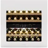 Image de Klarstein Rhone 36 Duo Cave à Vin - 36 Bouteilles, 2 Zones, 5-22°C, Éclairage LED, Porte Push-to-Open UV, Silencieux, Frigo à Vin Noir