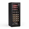 Image de Klarstein Bovella 36 Duo+ Cave à Vin - 36 Bouteilles, 2 Zones, 5-18°C, Commande Tactile, Éclairage LED, Protection UV, Cave à Vin Réfrigérante Autonome