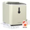 Image de Klarstein Machine à glaçons petite - 12 kg/24 h, cycle 8 min, réservoir d'eau 1,5 L, voyants LED, portable, couvercle transparent, pelle incluse - machine à glaçons pour les fêtes