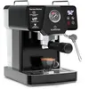 Image de Klarstein Libeica machine à café en grains   19 bars, 1350 W, acier inoxydable, buse vapeur, réservoir 1,8 L, panneau tactile, pour expresso & café en poudre, design élégant