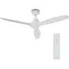 Image de Klarstein Santa Elena Ventilateur de Plafond - 132 cm, Pales en Bois, Télécommande, 6 Vitesses, Silencieux 45 dB, Modes Été & Hiver, Minuterie 8 h, 9060 m³/h