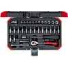 Image de Gedore Jeu de clés à douille rouge 1/4 Ouv 4-13mm 33pcs