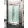 Image de Schulte cabine intégrale 90x90x200 vert d'eau arrondie portes coulissantes