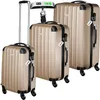 Image de tectake® Set de Valises de Voyage 3 Pcs. Valise Grande Taille, Soute, Cabine Petite Valise Sacs de Voyage Valises Maternité ABS avec roulettes 360° Poignée télescopique Pèse Bagage