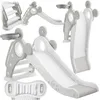 Image de tectake® Toboggan Intérieur et Extérieur Pliable pour Enfant avec Panier de Basket Amovible - Jouet 2 Ans Idéal pour Parcours de Motricité dans Chambre, Salon, Jardin