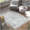 Image de tectake® Tapis Salon Vintage Tapis Chambre antidérapant & Lavable 120x170cm, Poils Ras idéal Décoration Salon, Salle à Manger, Bureau, Chambre, Cuisine, Dressing, Descente de lit