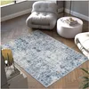 Image de tectake® Tapis Salon Vintage Antidérapant et Lavable 160x230cm Poils Ras pour Salle à Manger, Bureau, Chambre, Cuisine, Dressing et Descente de Lit - Idéal Décoration