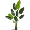 Image de tectake® Plante Artificielle Oiseau du Paradis 160cm Fausse Plante Interieur Arbre Vert Arbre Artificiel Décoration Maison idéal pour Décoration Salon Chambre Cuisine Dressing Chambre Enfant Bureau