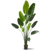 Image de tectake® Arbre Artificiel Oiseau du Paradis, 180 cm, Design Réaliste