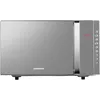 Image de MEDION Micro-onde 3en1 avec gril et air chaud combiné (23L, 800W, 1200 W gril/air chaud, 10 programmes automatiques, 5 niveaux de puissance, mode décongeler, design miroir, MD17495) argent