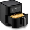 Image de MEDION E40 XL Friteuse à air chaud (panier à friture XXL de 5,3 litres, 2 150 watts, 9 programmes automatiques, fonction cuisson, friture sans huile, panneau de commande tactile, affichage LED) noir