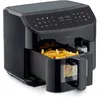 Image de MEDION Air Fryer P20 XXL Double Compartiment (Fonction dual cook & sync finish, fenêtre visible, friteuse sans huile à air chaud, capacité 8,7 L XXL, 2600 W, 9 programmes automatiques, MD11760) noir
