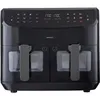 Image de Friteuse à Air Chaud - MEDION - P20 XXL Twin - 2600 W - 2 paniers - 9 programmes - Noir