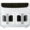 Image de Friteuse à Air Chaud - MEDION - P20 XXL Twin - 2600 W - 2 paniers - 9 programmes - Blanc