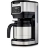 Image de MEDION Machine à café avec thermos et minuterie (machine à café filtre, 10 tasses, 1,25 litre, 900 watts, minuterie, anti-goutte, écran, MD11019) acier inoxydable