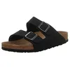 Image de BIRKENSTOCK Sandales Arizona Vegan pour homme, noires, Noir, 40 EU