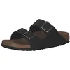 Image de Birkenstock 1019057 Arizona earthy black veg, Birkibuc Homme Black EU 40