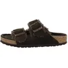 Image de Birkenstock Arizona Shearling Unisex Mocca Slippers-UK 7.5 / EU 41