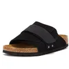 Image de Birkenstock Kyoto Suede Nubuck Mens Black Sandals-EU 41