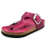 Image de Birkenstock Sandales à Grosse Boucle Cuir huilé Femme Gizeh