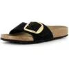 Image de Birkenstock - Mules en Velours de Cuir Madrid noires 37