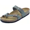 Image de Birkenstock Mayari (Birko-Flor) - Sandalo da Uomo e da Donna 45/Stone-L