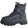Image de Buffalo Aspha Com1 Bottes tendance pour femme, Noir, 40 EU
