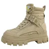 Image de Buffalo Bottes tendance Aspha Com 1 pour femme, beige, 36 EU