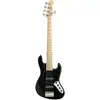 Image de Sadowsky MetroLine 21-5 Vintage Ash Solid Black Satin basse électrique 5 cordes