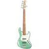 Image de Sadowsky MetroLine 21-5 Vintage Alder Solid Sage Green Metallic Satin basse électrique 5 cordes