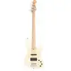 Image de Sadowsky MetroLine 21-5 Vintage M/J Bass Swamp Ash Solid Olympic White High Polish basse électrique 5 cordes avec housse