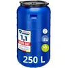 Image de Garronda Récupérateur d'eau de Pluie Large 250 litres sans BPA avec Couvercle Jerrican pour Jardin et Stockage GD-0093, Bleu