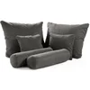 Image de Coussin taupe 65 cm 90 cm