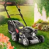 Image de BRAST Tondeuse Thermique tractée 46cm 170 CC mulchig 3,5kW (4,7 CV), 60l -5 MODÈLES Diff.- Moteur 4 Temps Easy Clean, 3en1, châssis en tôle d'acier, Tondeuse Thermique Coupe reglable
