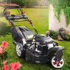 Image de BRAST tondeuse thermique 3 roues TRIKE SPEED 224cc 53cm autotractée vitesse d'entraînement triple réglable mulching 4en1 capot en tôle en acier 60l - tondeuse tractée moteur 4 temps reglable