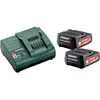 Image de metabo 685300000 - Combo bateria + cargador Basic-Set 2x 2,0 Ah Couleur