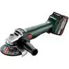 Image de Meuleuse d'angle sans fil Metabo W 18 7-125 (602371510)X 165 L; 18V 2x4Ah Li-Power + ASC 55