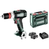Image de Metabo BS 614052500 Perceuse rapide sans fil 18 L avec batterie et boîtier en plastique (18 V 2 x 2 Ah LiPOWER, diamètre de perçage 13 mm/36 mm, poids 1,6 kg)