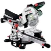 Image de Metabo KGS 614216920 18 LTX BL 216 Scie radiale sans fil (18 V 1 x 4 Ah Li-Power, chargeur ASC 55, carton, avec fonction de traction, classe M, scie)
