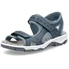 Image de Rieker Femme Sandales 68866, Dame Sandales, Bleu 12, 38 EU Stretta