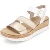 Image de Remonte D2P50 Sandales Femme Blanc